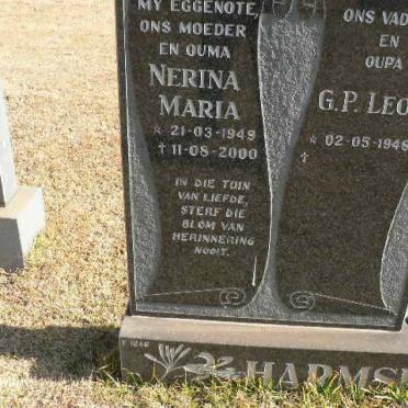 HARMSE G.P. Leon 1948- &amp; Nerina Maria 1949-2000