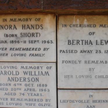 HANDS :: ANDERSON :: LEWIS