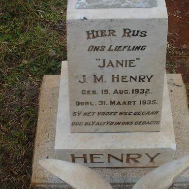 HENRY J.M. 1932-1935