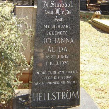 HELLSTROM Johanna Alida 1919-1975