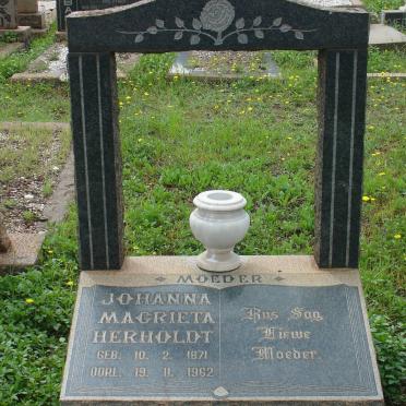 HERHOLDT Johanna Magrieta 1871-1962