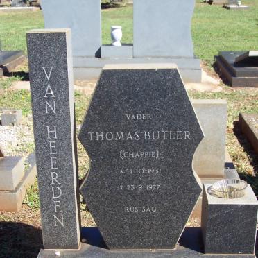 HEERDEN Thomas Butler, van 1931-1977