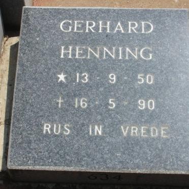 HENNING Gerhard 1950-1990