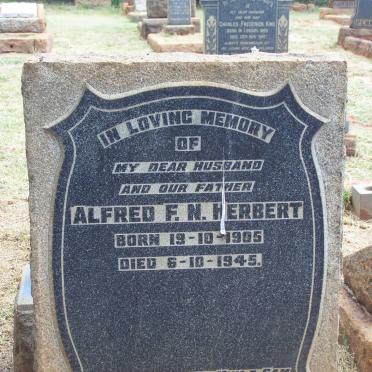 HERBERT Alfred F. N. 1905-1945