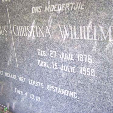 HENNING Johannes Gerhardus 1875-1961 &amp; Christina Wilhelmina 1876-1958