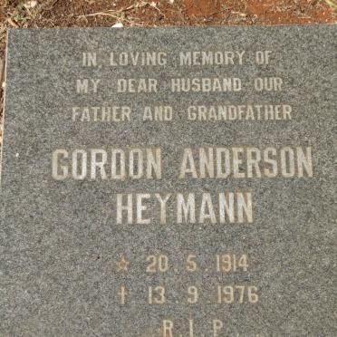 HEYMANN Gordon Anderson 1914-1976