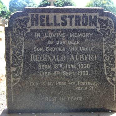 HELLSTRÖM Reginald Albert 1920-1963