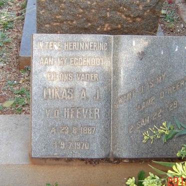 HEEVER Lukas A. J., v.d 1887-1970
