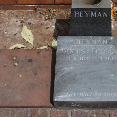 HEYMAN Dennis Thomas 1918-1978