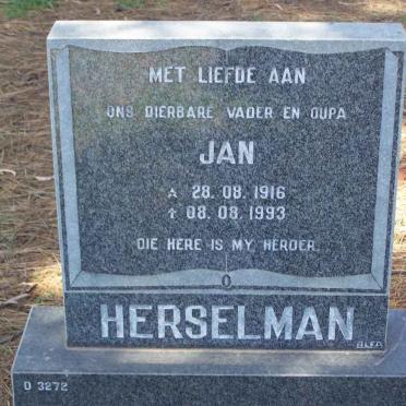 HERSELMAN Jan 1916-1993