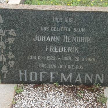 HOFFMANN Johann Hendrik Frederik 1923-1968