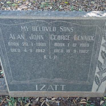 IZATT Alan John 19085-1942 :: IZATT George Lennox 1909-1962