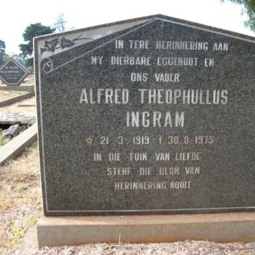 INGRAM Alfred Theophullus 1919-1975