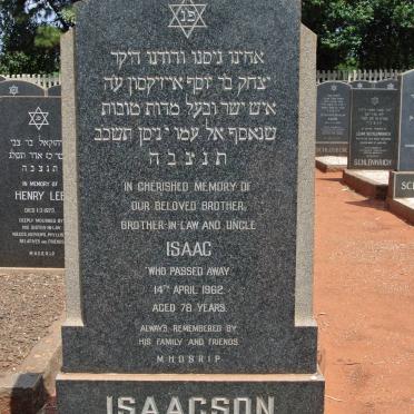 ISAACSON Isaac -1962