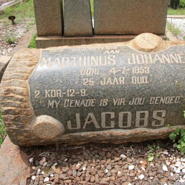 JACOBS Marthinus Johannes -1953