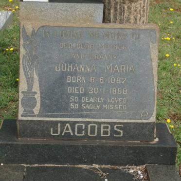 JACOBS Johanna Maria 1882-1968