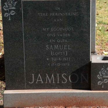 JAMISON Samuel 1922-1979