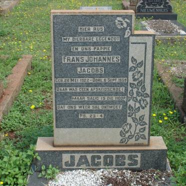 JACOBS Frans Johannes 1922-1958