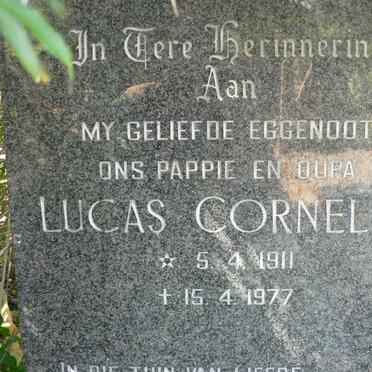 JACOBS Lucas Cornelus 1911-1977 &amp; Johanna Magdalena 1918-1987 