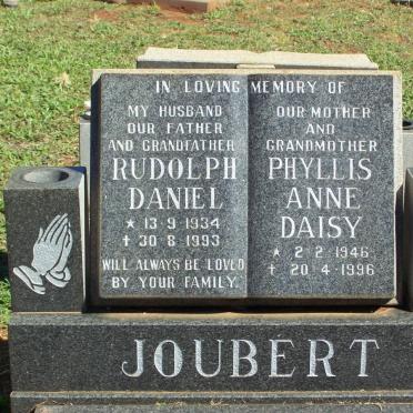 JOUBERT Rudolph Daniel 1934-1993 &amp; Phyllis Anne Daisy 1946-1996