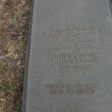 JOHNSTONE Johanna Adriana 1913-1978