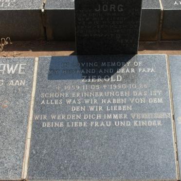 JORG Zierold 1959-1990