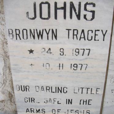 JOHNS Bronwyn Tracey 1977-1977