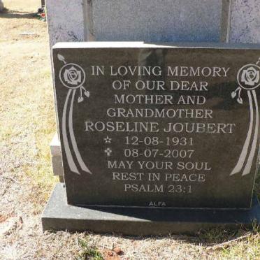 JOUBERT Roseline 1931-2007