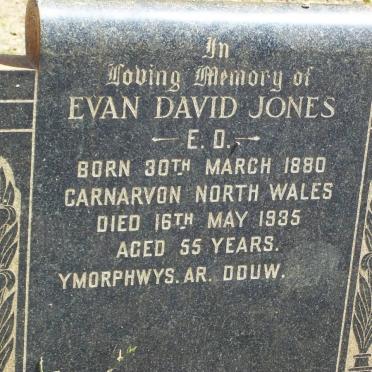 JONES Evan David -1935