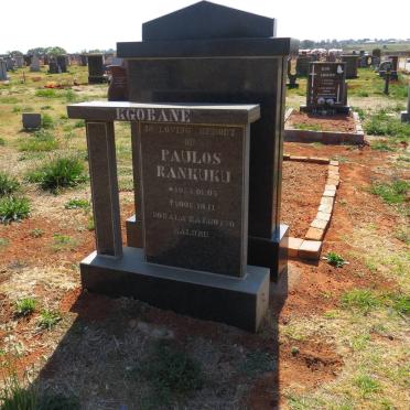 KGOBANE Paulos Rankuku 1955-2008