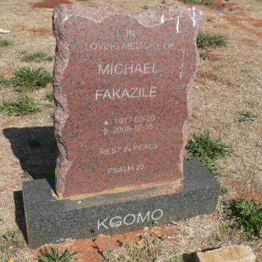 KGOMO Michael Fakazile 1977-2008