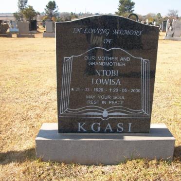 KGASI Ntobi Lowisa 1929-2000