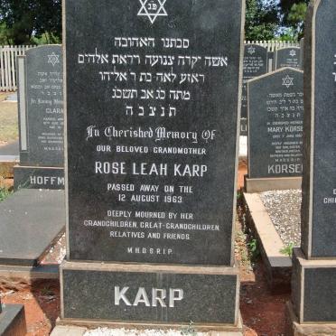 KARP Rose Leah -1963