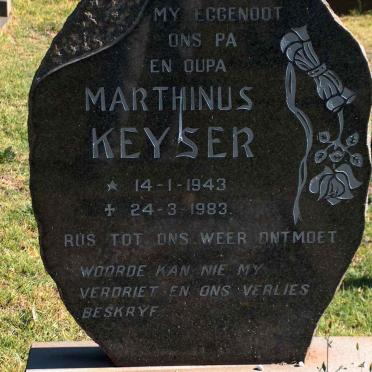KEYSER Marthinus 1943-1983