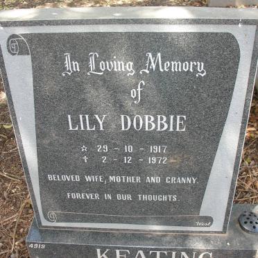 KEATING Lily Dobbie 1917-1972