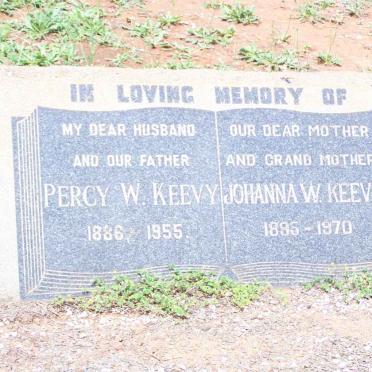 KEEVY Percy W. 1886-1955 &amp; Johanna W. 1895-1970