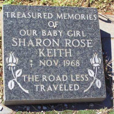KEITH Sharon Rose 1968-1968