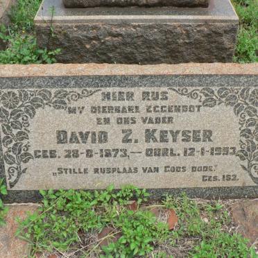 KEYSER David Z. 1873-1953
