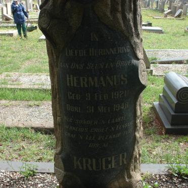 KRUGER Hermanus 1921-1948