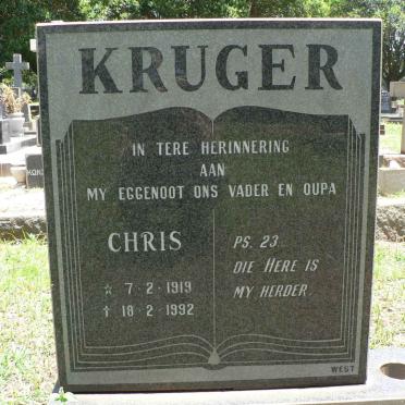 KRUGER Chris 1919-1992