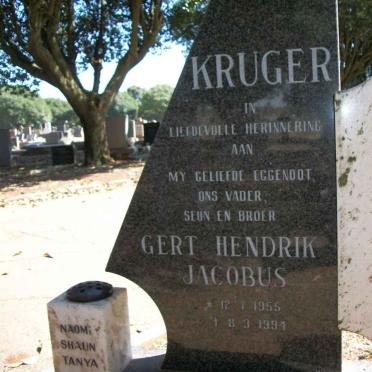 KRUGER Gert Hendrik Jacobus 1955-1994