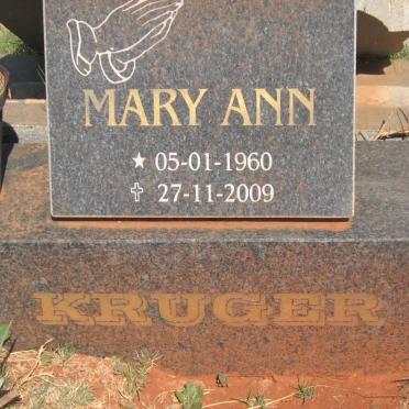 KRUGER Mary ann 1960-2009