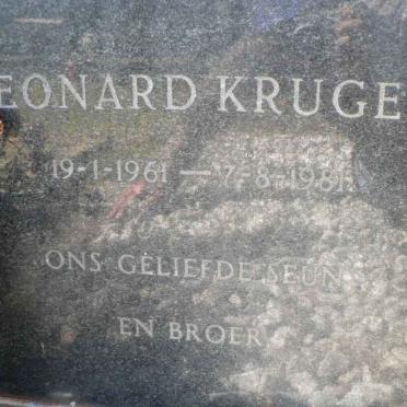 KRUGER Leonard 1961-1981