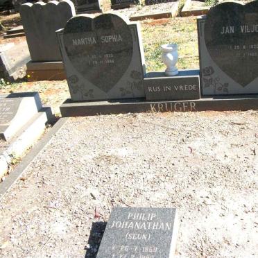 KRUGER Jan Viljoen 1920-1989 &amp; Martha Sophia 1920-1986
