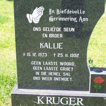 KRUGER Kallie 1973-1992