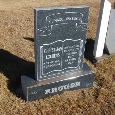 KRUGER Christiaan Lourens 1951-2004