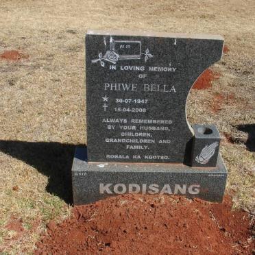 KODISANG Phiwe Bella 1947-2006