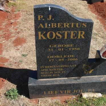 KOSTER P.J. Albertus 1950-2006