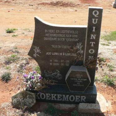 KOEKEMOER Quinton 1991-2009
