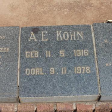 KOHN A.E. 1916-1978